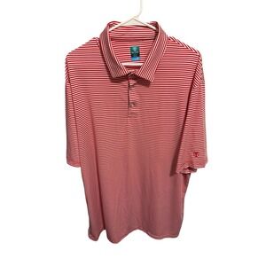 Pro Tour Polo Men's XLT Short Sleeve Striped Cool Play Golf Shirt